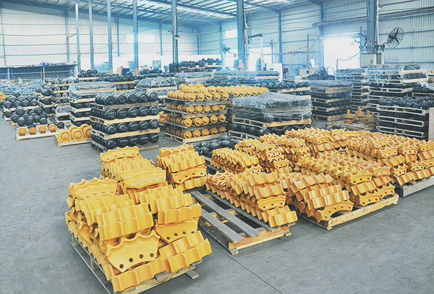 warehouse for undercarriage parts
